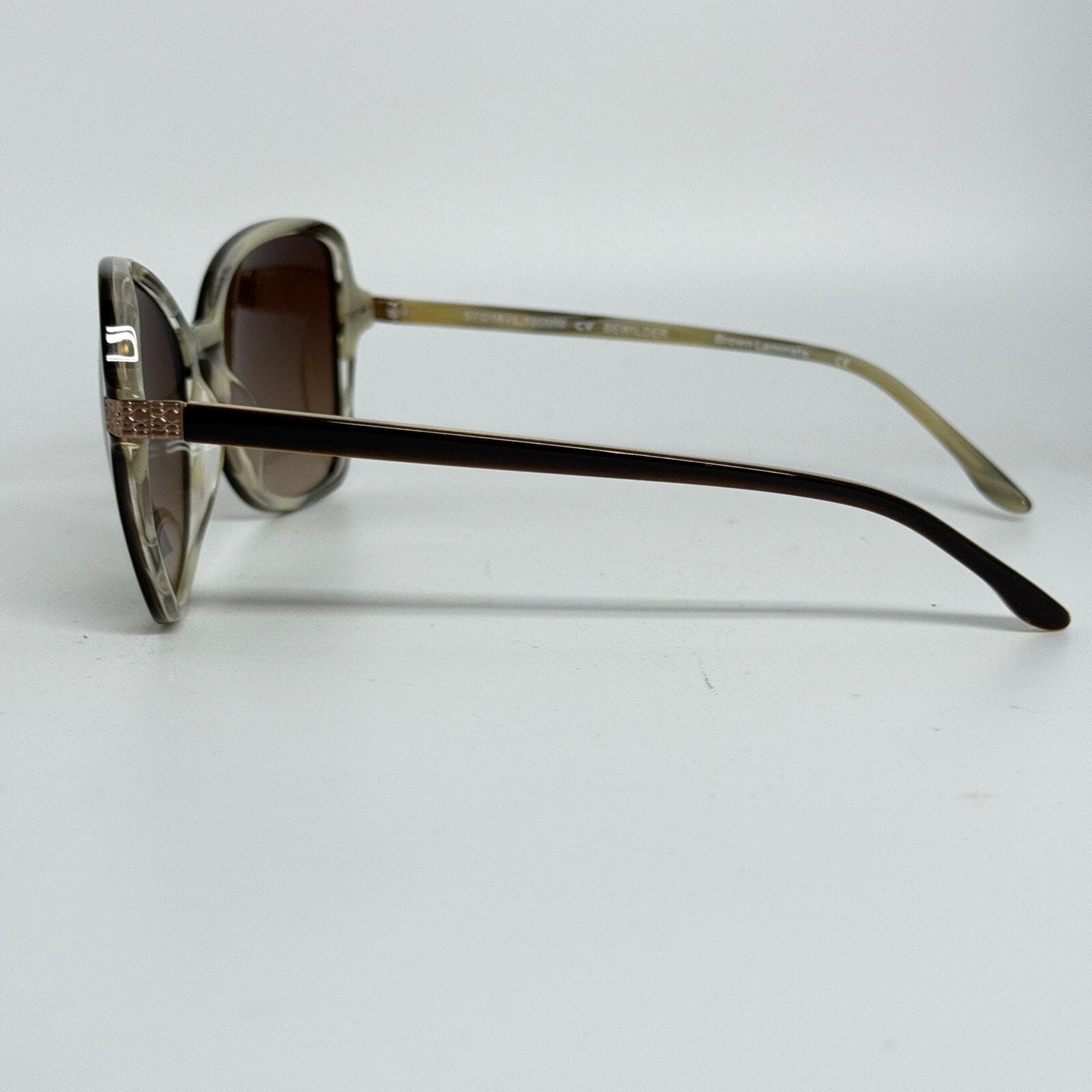 BCBGMAXAZRIA BEWILDER Brown Laminate Sunglasses Frame 57-16 
