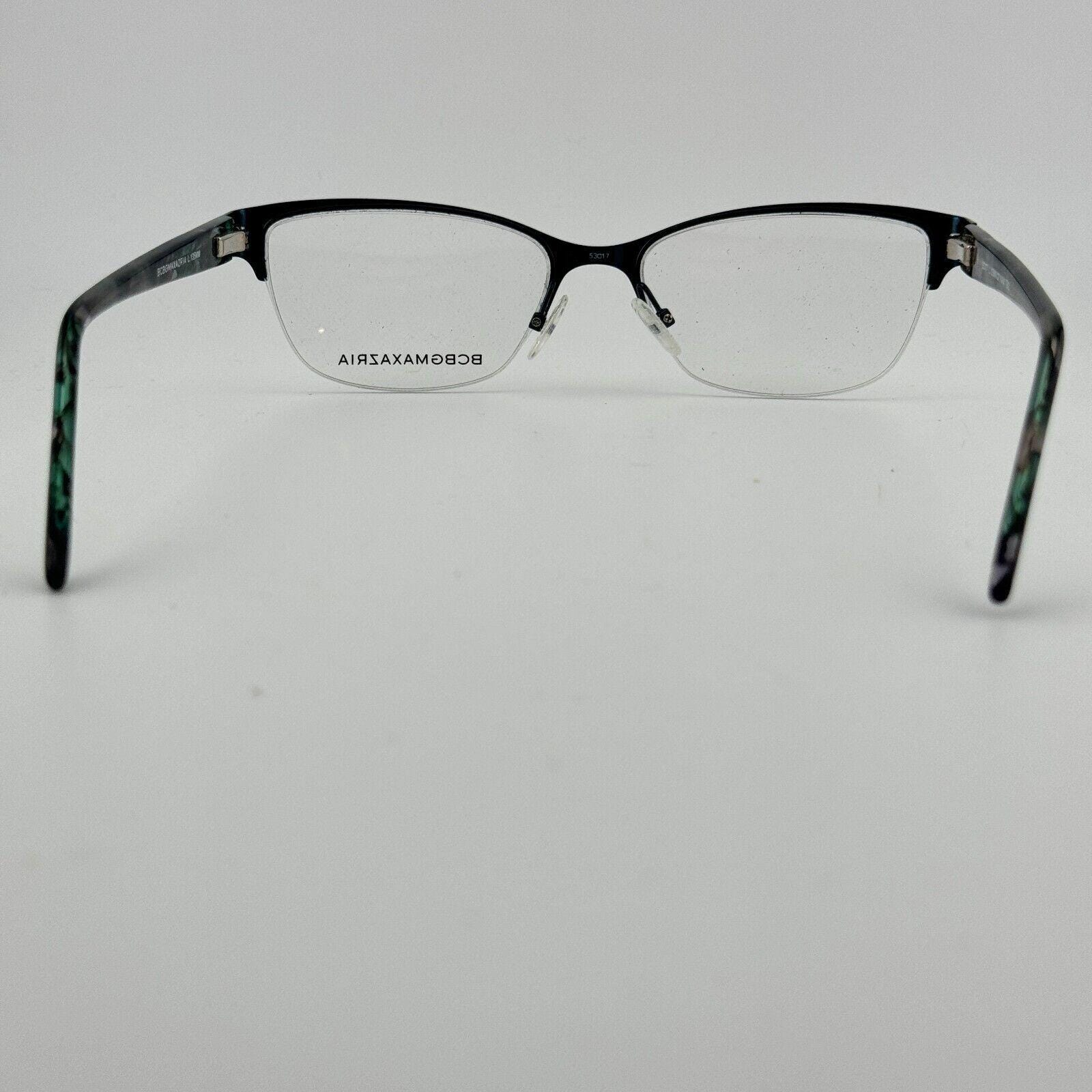 Bcbgmaxazria Cat Eye Half Rim Eyeglasses Flex KANA TEAL 53  display picture 3