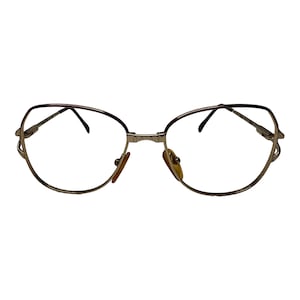 Sferoflex 108/62 Eyeglasses Frames Silver Aviators Full Wire Rim 56-17 H3574