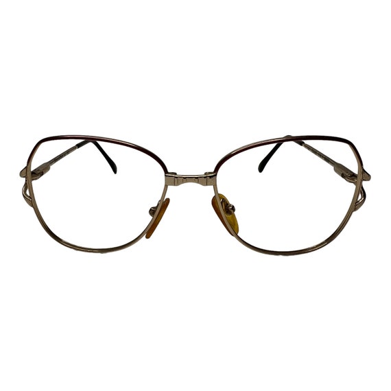Sferoflex 108/62 Eyeglasses Frames Silver Aviator… - image 1