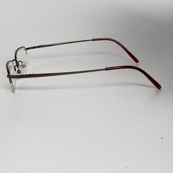 Jubilee Eyeglasses Frames Brown Rectangular Half … - image 2