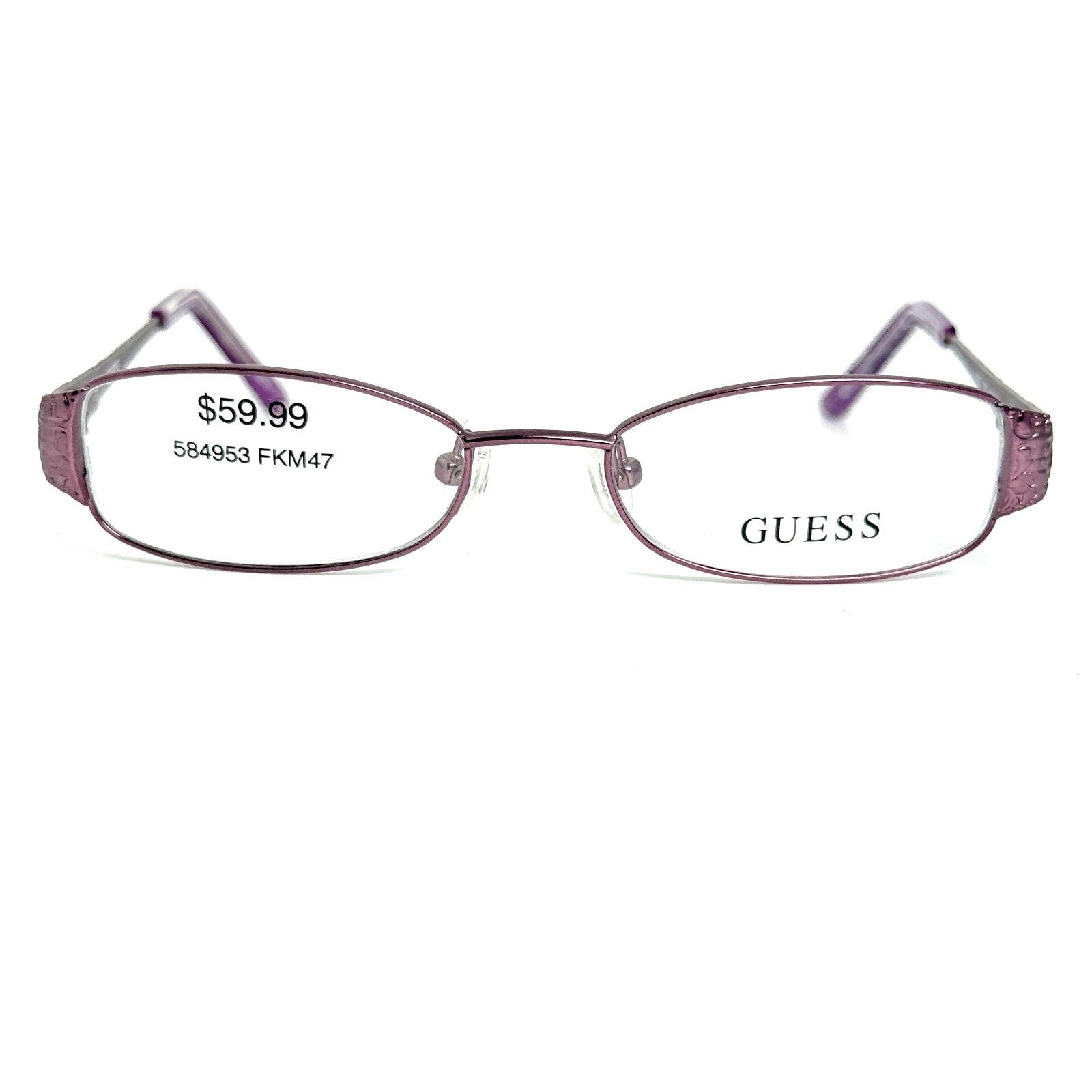 Guess GU 9037N PUR 47-16-130 Purple Metal Full Rim  display picture 3
