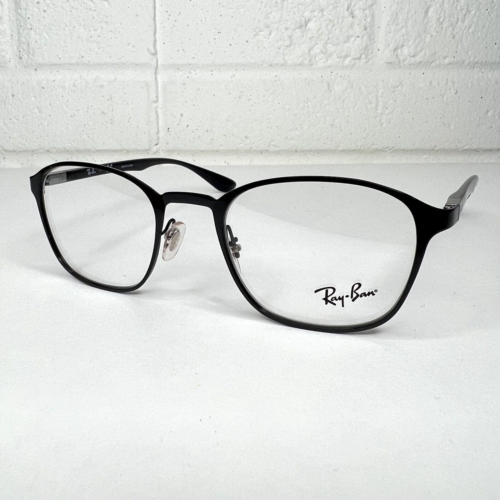 Ray-ban RB6357 2509 Eyeglasses Frames Black Square Full Wire - Etsy