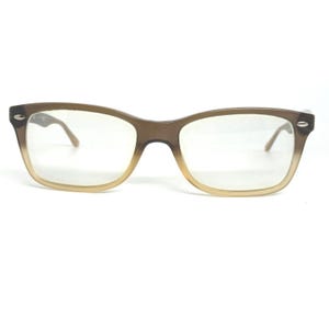 Ray Ban RB 5228 5043 Brown Gradient Square Eyeglasses Frames 53 17 140 21452 image 1