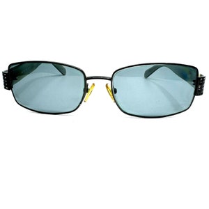 Chelsea Morgan Suns CMS601 BL Blue Oval Sunglasses 56-16-130 Womens Vintage Chelsea morgan sunglasses cms - Gem main image 3