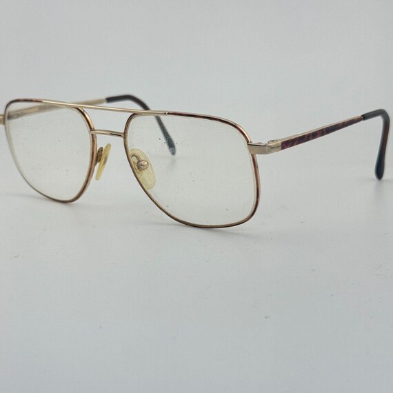 Vintage Monsieur Dan 054 Gold Pilot Metal Sunglasses Italy FRAMES