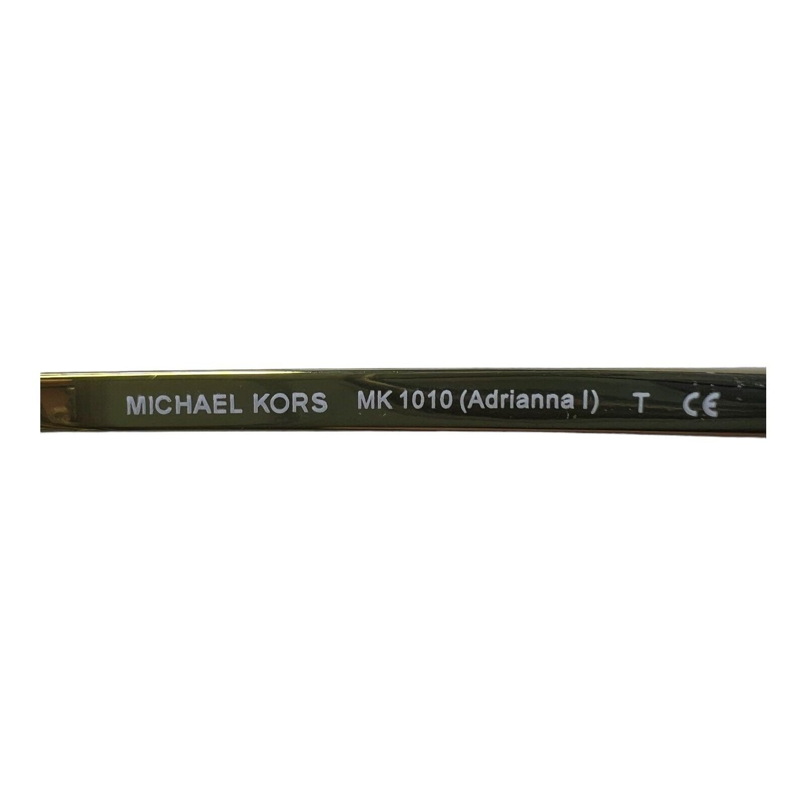 MICHAEL KORS MK 1010 Adrianna I Brown Gold Womens Sunglasses 54-20-135 H4501‎ Sunglasses Michael Kors Adrianna i MK 1010 (1103R1) MK1010  main image 4