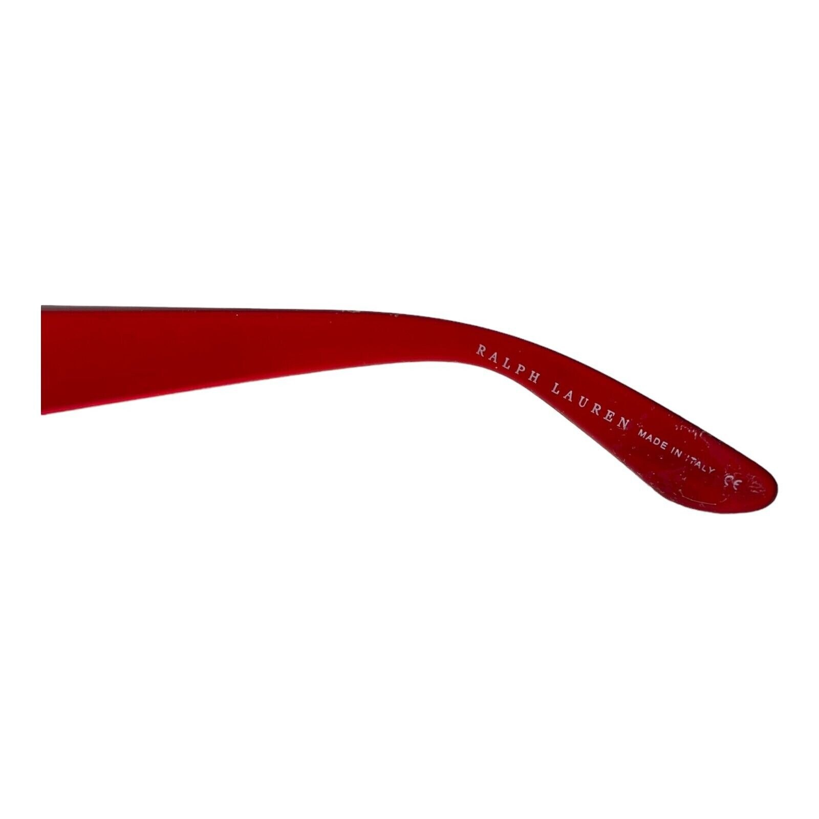 Ralph Lauren Red Oversized Square Sunglasses 5102/8G 61-16-125 Made in Italy Ralph Lauren Red Sunglasses for Women for sale | eBay main image 2