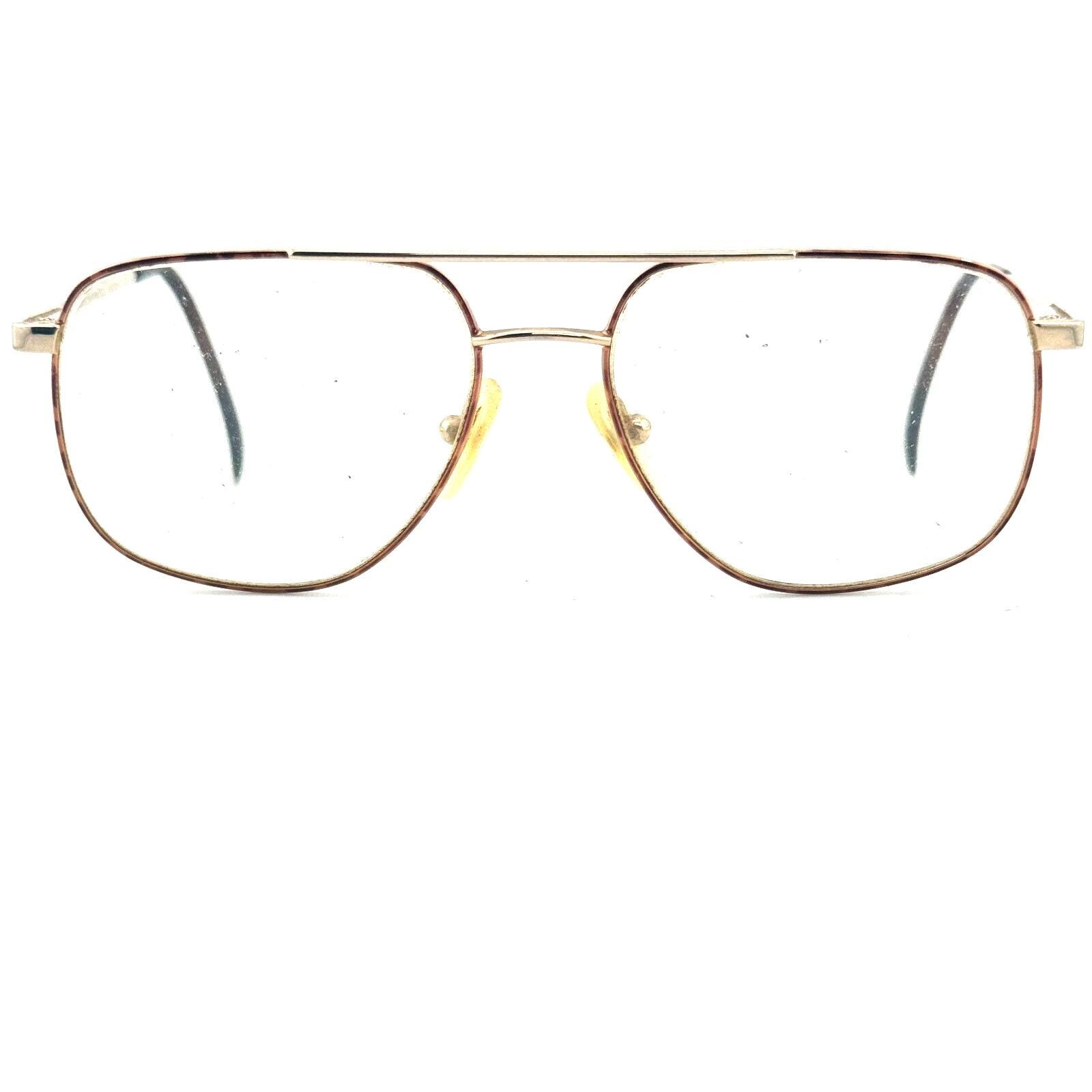 Vintage Monsieur Dan 054 Gold Pilot Metal Sunglasses Italy FRAMES