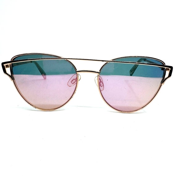 American Eagle Outfitters Gafas de sol estilo aviador Lente rosa Oro rosa H9526 Etsy Espana