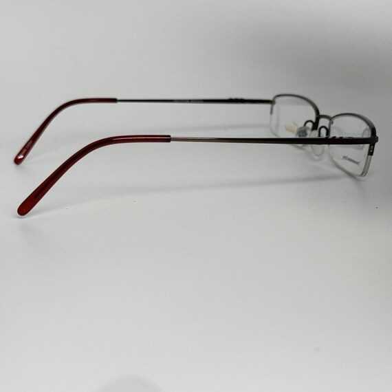 Jubilee Eyeglasses Frames Brown Rectangular Half … - image 4