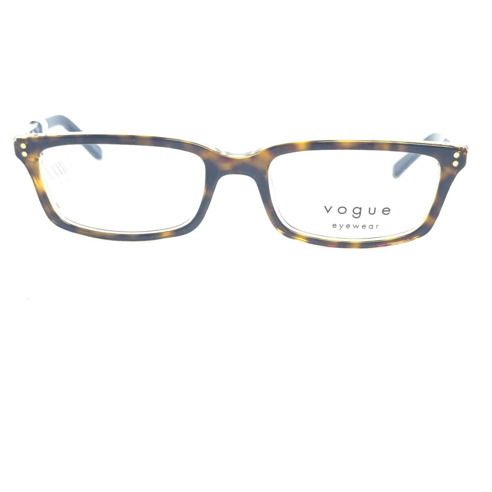 Vogue VY2003 Eyeglasses Women Brown Havana Square 47mm 100  display picture 1