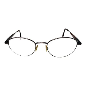 Bridget Eyeglasses Antique Wine Frames Only women Red Tortoise Metal H3592