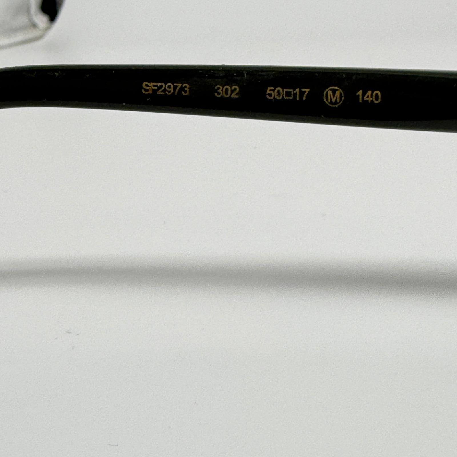 Salvatore Ferragamo SF2973 Eyeglasses Women Olive Green Cat  display picture 2