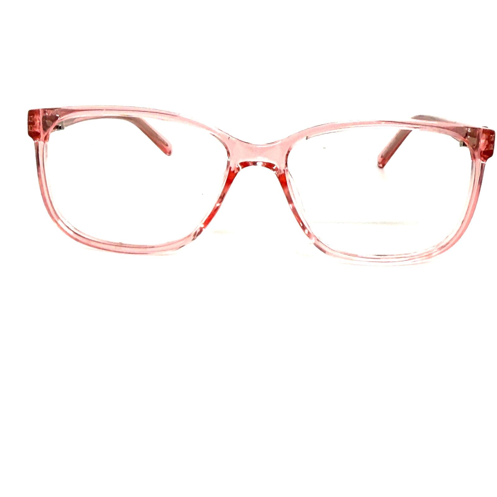 Zenni 128019 Eyeglasses Frames Pink Clear Frames Only H18865 - Etsy