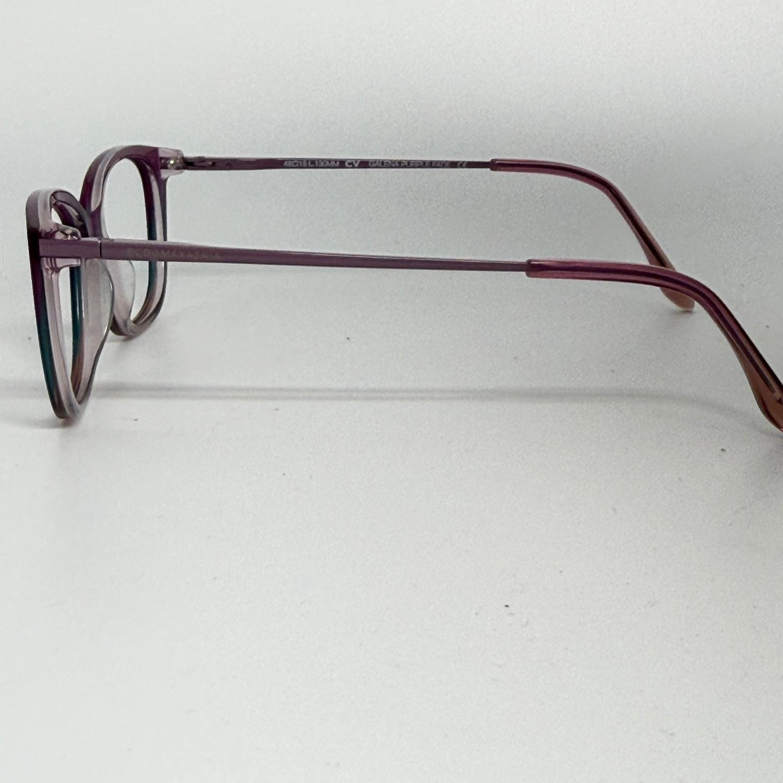 BCBGMAXAZRIA Galena Purple Fade Cat Eye Eyeglasses Frames Made‎ Italy 48 15 130 BCBGMAXAZRIA Galena Purple Fade Cat Eye Eyeglasses Frames  main image 4