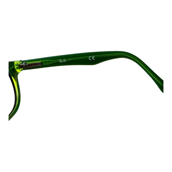 RAY BAN Kids Eyeglasses Frame Black Green RB 1555… - image 6