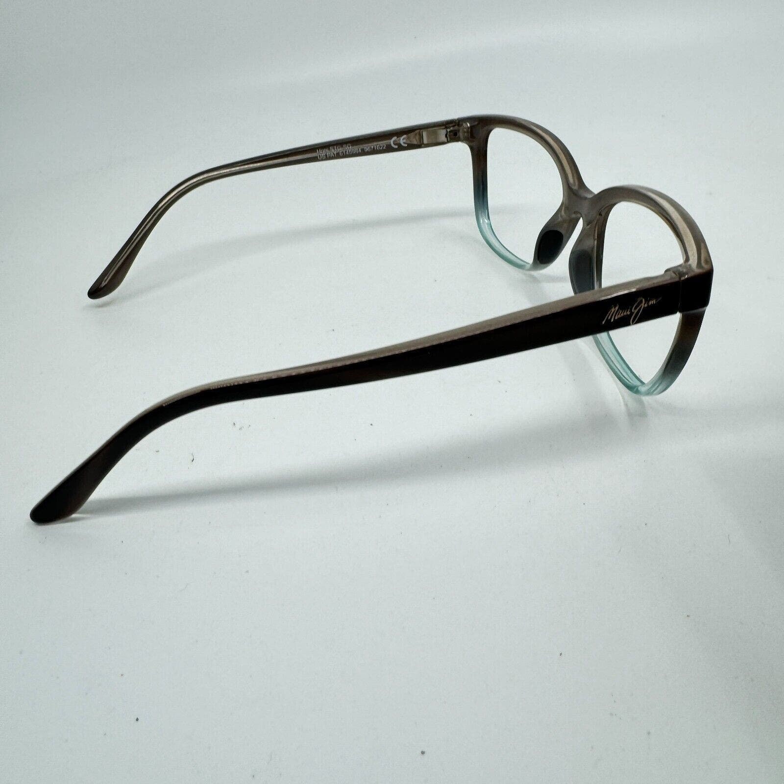 Maui Jim Honi MJ 758-22B Brown Teal Cat Eye Sunglasses  display picture 2