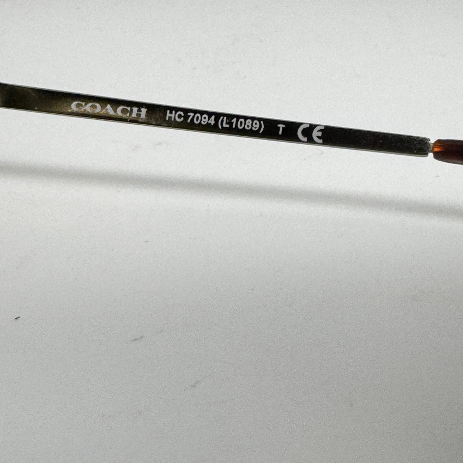 Coach HC7094 900574 Gold Aviator Brown Gradient 60mm Non-Polarized H17288‎ HC7064 main image 3