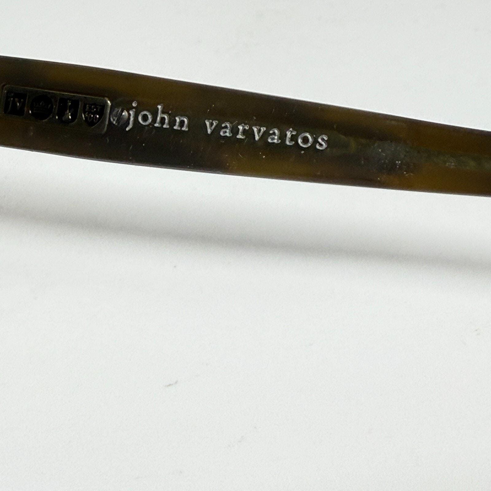 John Varvatos Eyeglasses‎ V350 UF Olive Rectangular Frame Japan 55-20-145 H17949 John Varvatos Eyeglasses V350 UF Olive Rectangular Frame  main image 2