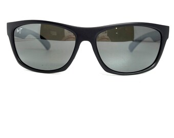 Maui Jim Velzyland MJ 802-14G Black / Neutral Grey Polarized Maui Jim VELZYLAND MJ 802-14G Black Square Sunglasses Gray  main image 2