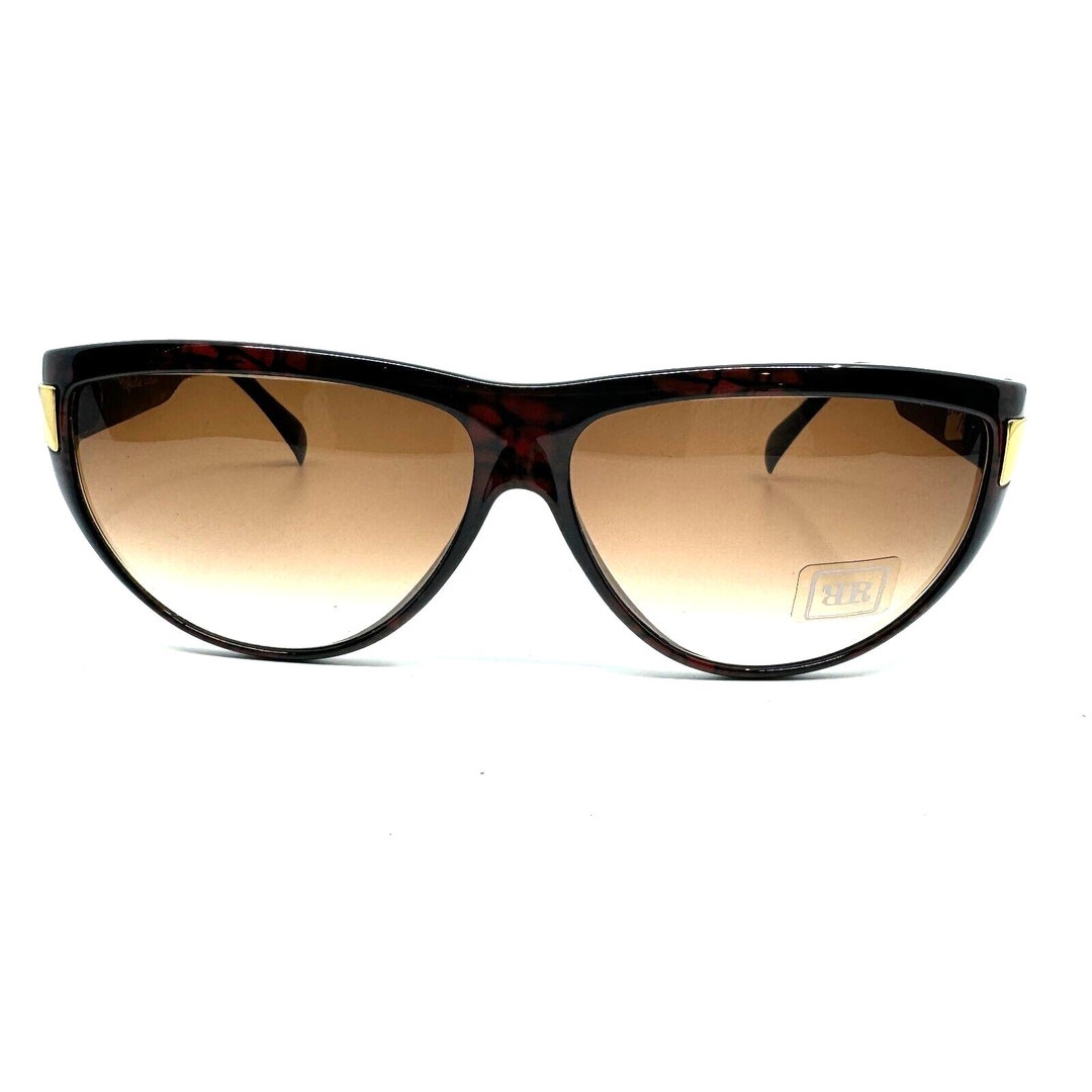 Rafaella Curiel Sunglasses Dark Red B Frame Designer 80 display picture 3