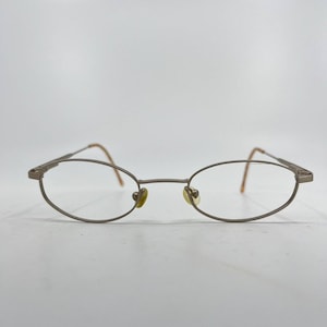 Guess GU 457 Silver Yellow Full Rim Metal Eyeglasses Frame 52-19 H7353