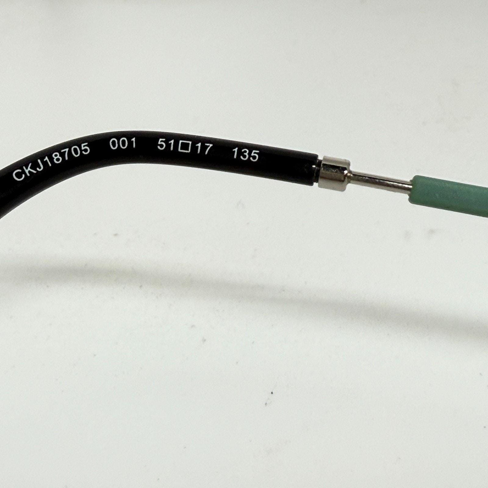 Calvin Klein Jeans‎ CKJ18705 001 51mm Eyeglasses Frames Black Green H18222 Calvin Klein Jeans CKJ18705 001 51mm Eyeglasses Frames Black  main image 2
