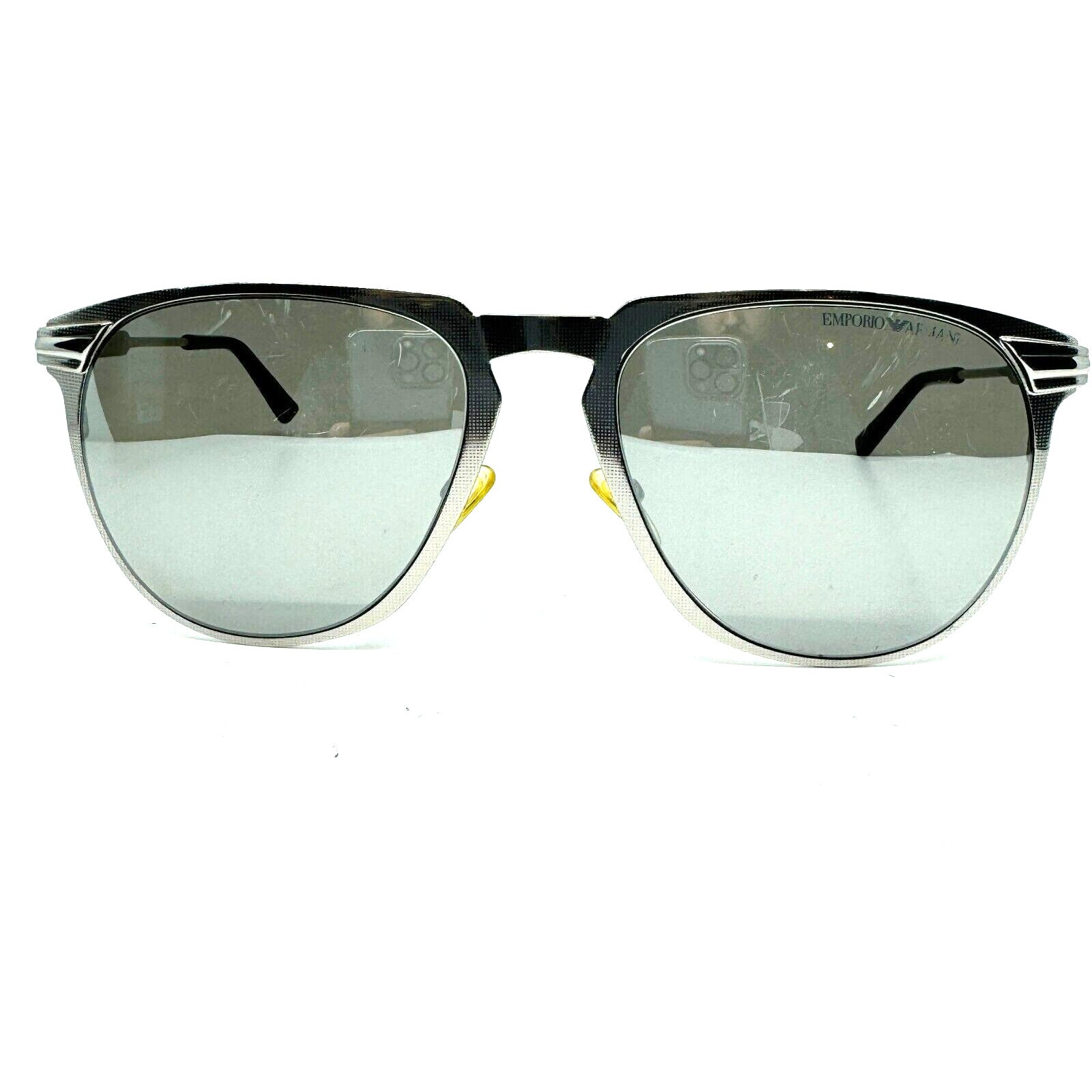 EMPORIO ARMANI EA 3803/s 010SS 55-19-140‎ Eyeglasses Frames Silver H11748 EMPORIO ARMANI EA 3803/s 010SS 55-19-140 Eyeglasses Frames  main image 2