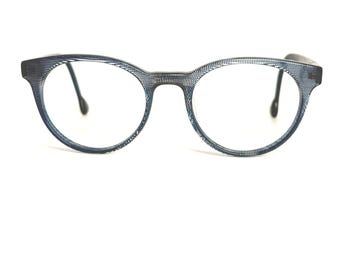iota by legre Alan B2‎ 49-19-140 Brown Rectangular Eyeglasses Frames Mens Womens iota by Legre Alan B2 Gunmetal Black Eyeglasses Frame 49-19  main image 4