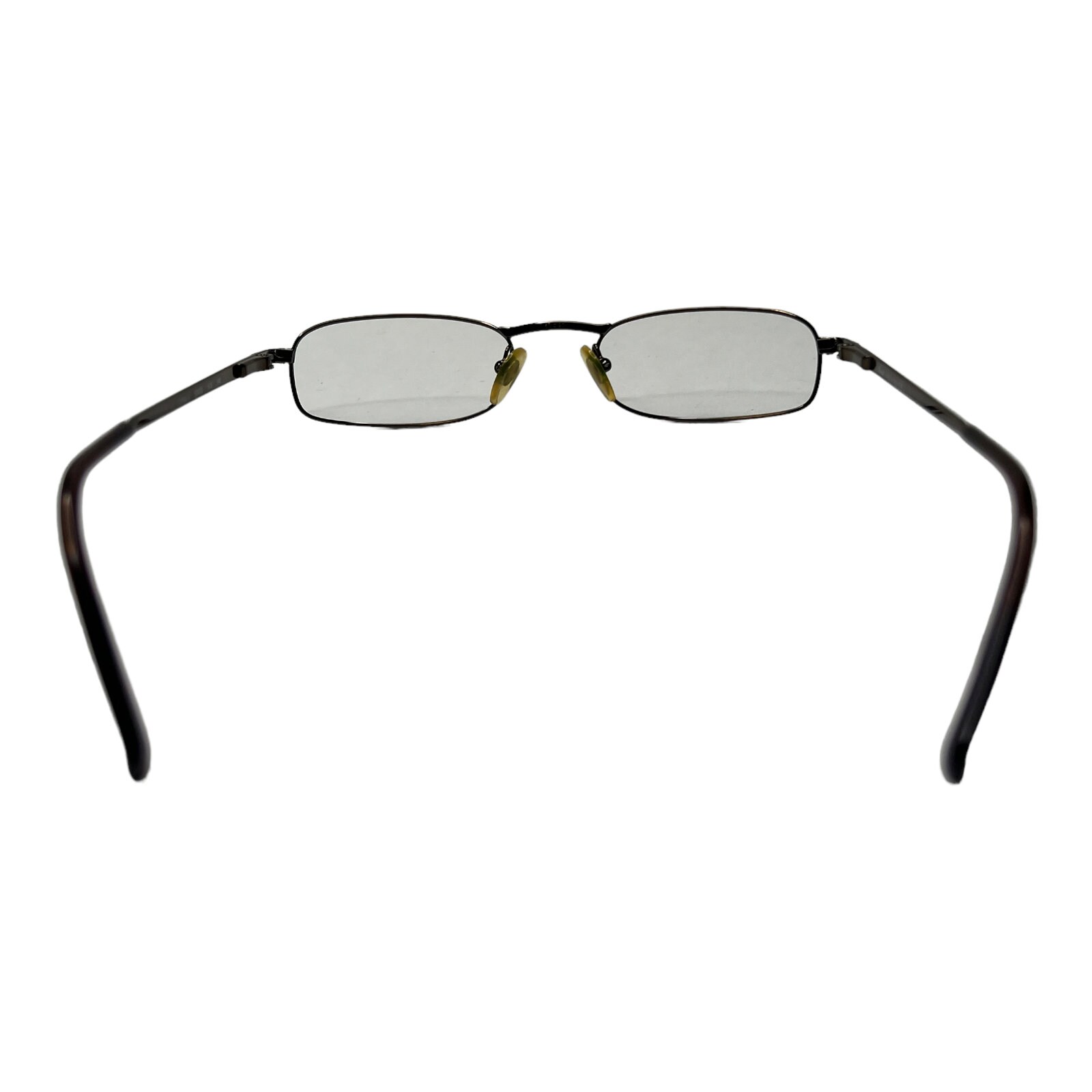 Persol 2154-V Eyeglasses Frames Brown Metal Square Men display picture 1