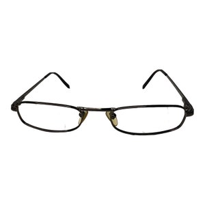 Persol 2154-V Eyeglasses Frames Brown Metal Square Men&#39;s Eyeglasses H3227