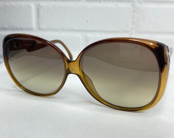 Terri Brogan Optyl 8735 10 52-17 Eyeglasses Frames Amber Gold H2218