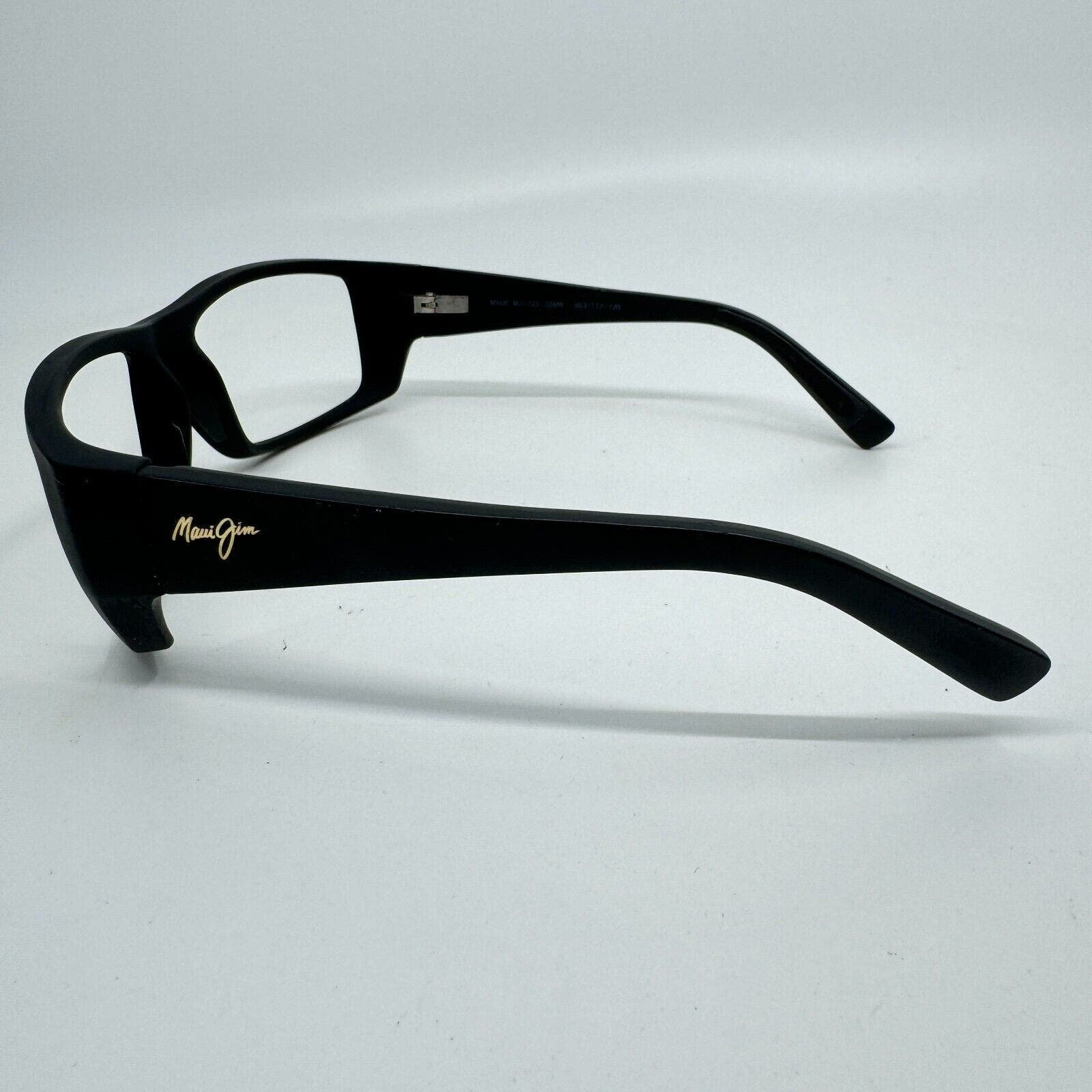 Maui Jim Italy WASAUP MJ-123-02MR 60-17-120 Black Matte 