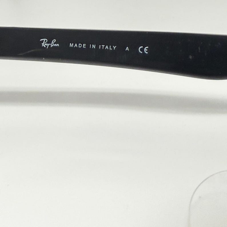 Ray-Ban RB4203 601 Black Round Sunglasses Green Classic G-15 Lenses 51mm Italy image 6