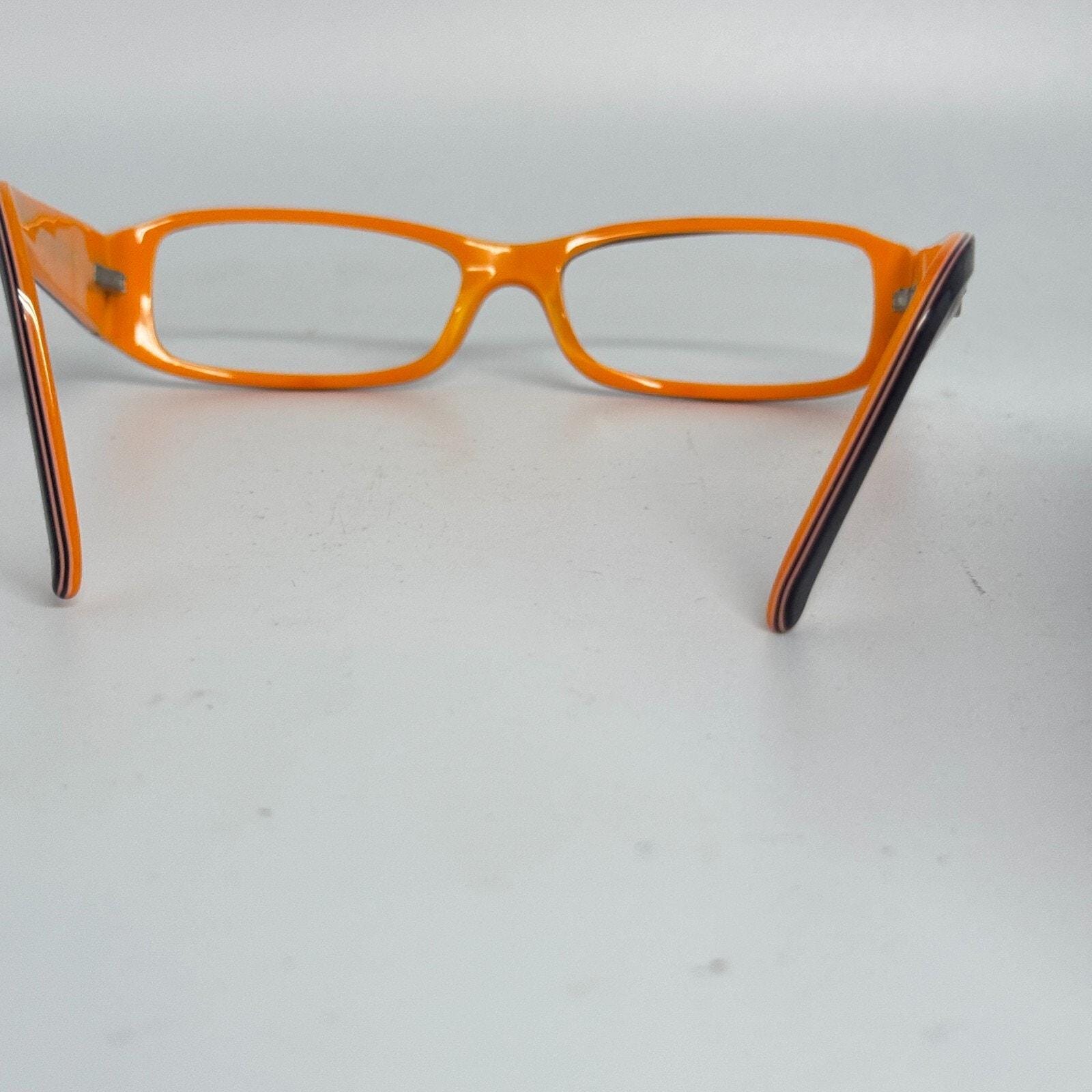 Versace MOD 8071 707 Sunglass FRAMES ONLY Black Orange full Rim H17012‎ Versace MOD 8071 707 Sunglass FRAMES ONLY Black Orange Full  main image 2
