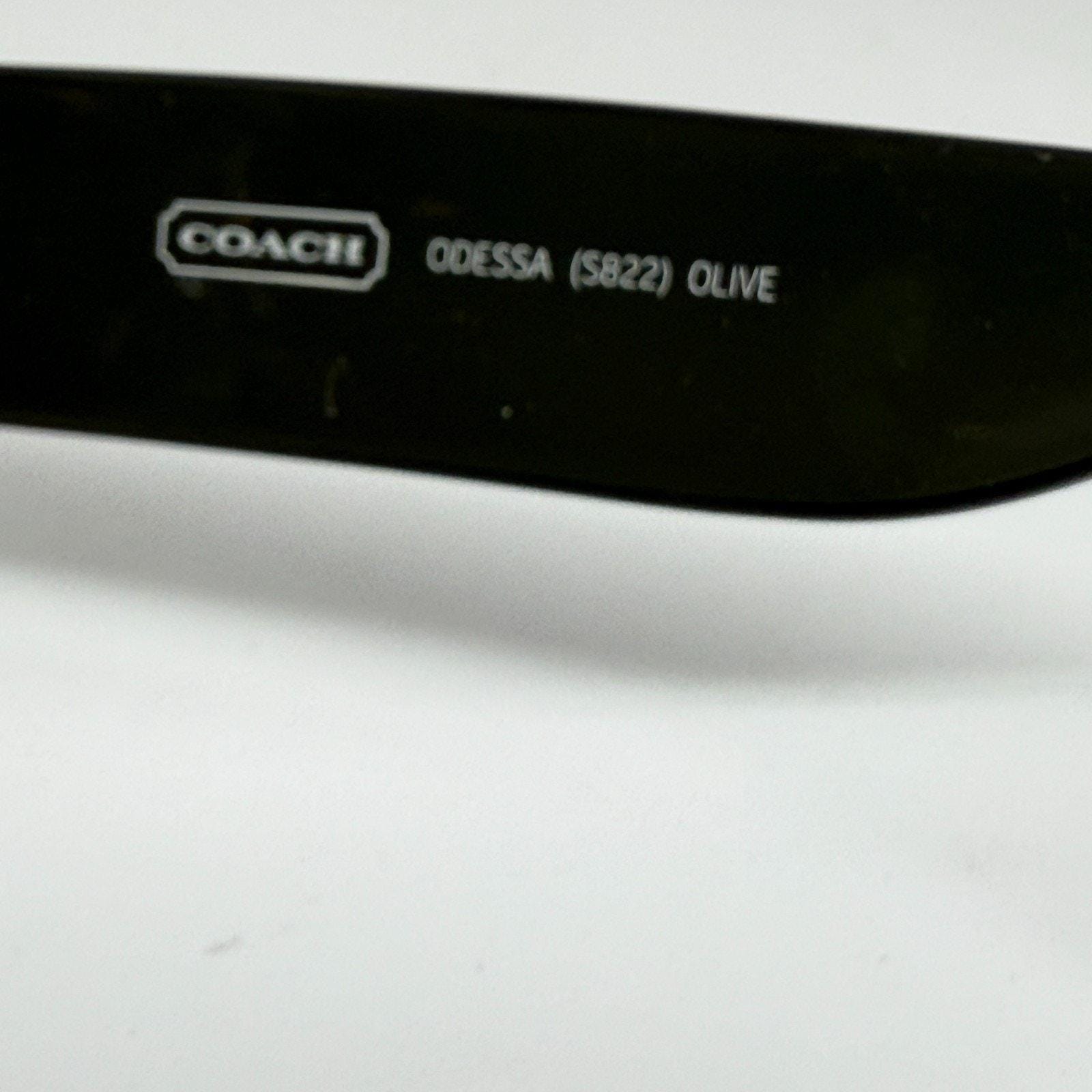 Coach Odessa S822 Olive Sunglass Frames 58-15 125 Designer  display picture 3