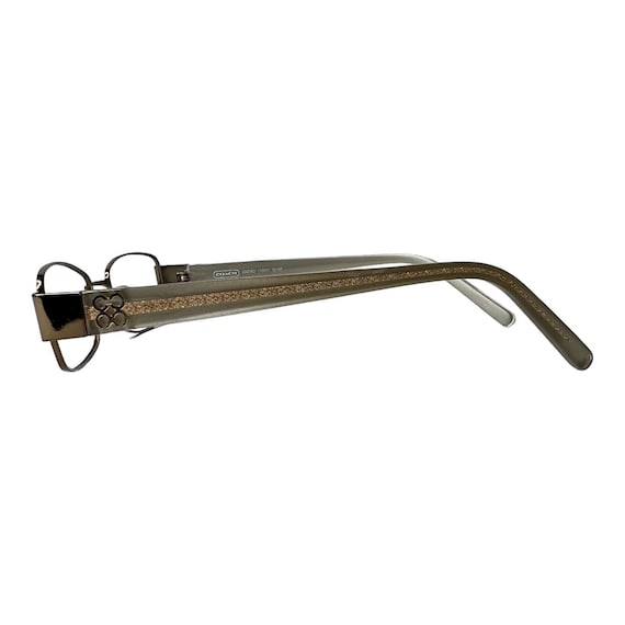 Coach Eyeglass Frames Olive Green Rectangular Full Ri… Gem