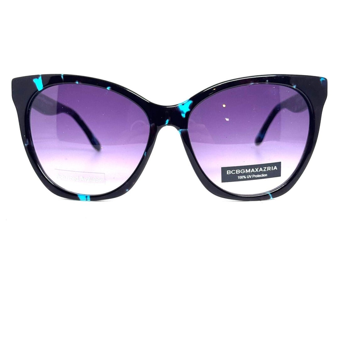 BCBGMAXAZRIA Sunglasses Flawless BLACK MULTI Purple Lenses  display picture 1
