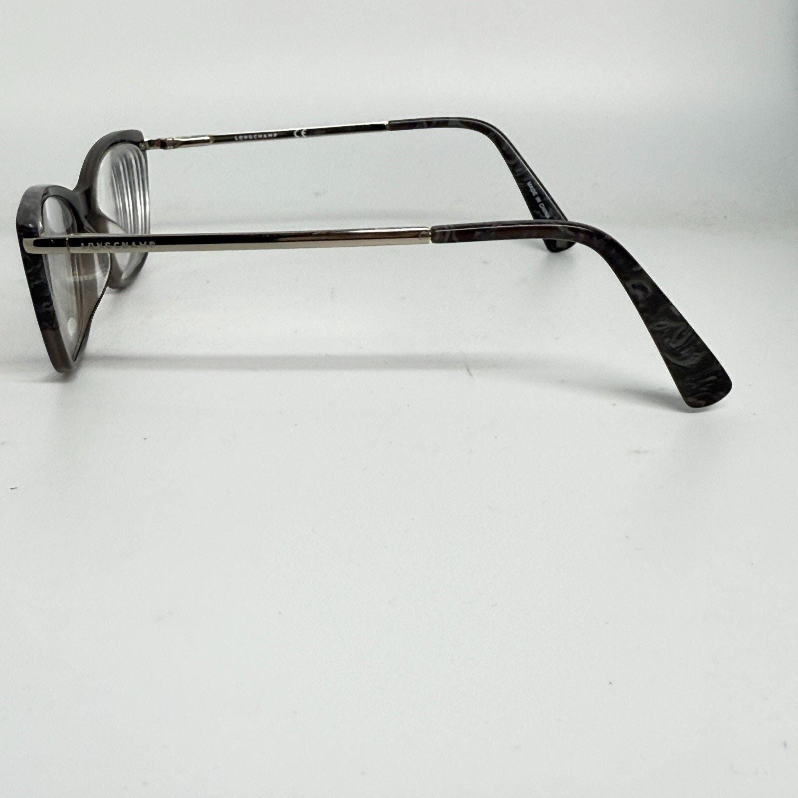 Longchamp Eyeglasses Frames LO2639 036 Clear Gray Horn Gold 52-17-140‎ H18142 Longchamp Eyeglasses Frames LO2639 036 Clear Gray Horn Gold  main image 4