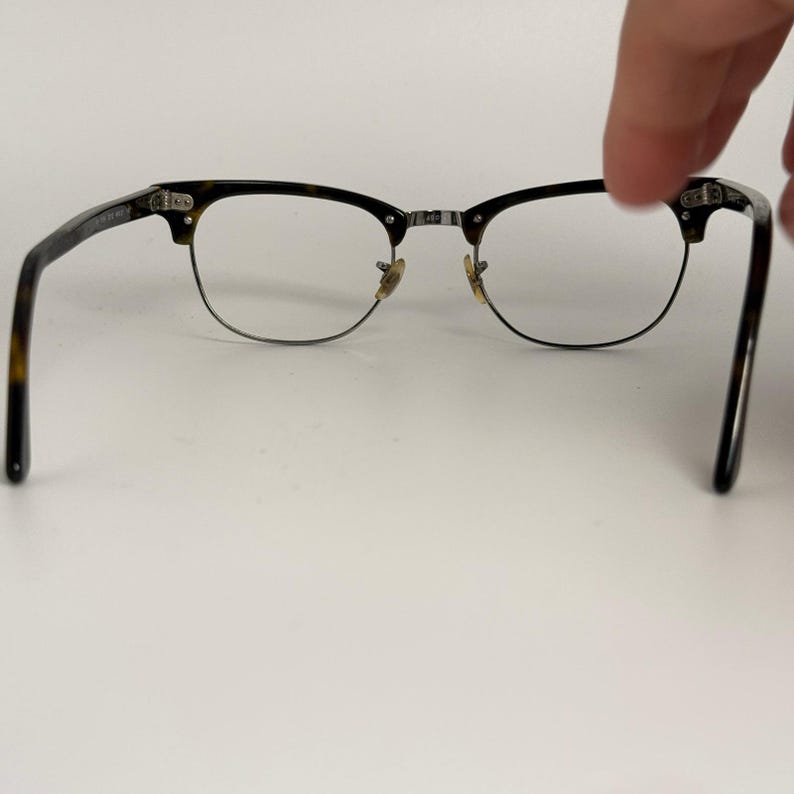Ray-Ban Clubmaster Eyeglasses RB 5154 2012 49-21 140 Tortoise Silver Frames image 3