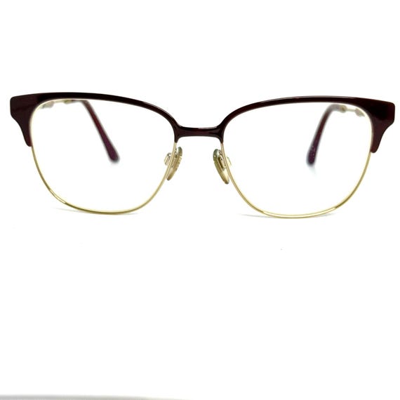 BURBERRY B1313-Q 1238 Italy Burgundy Red/gold 53-16-140 Eyeglasses