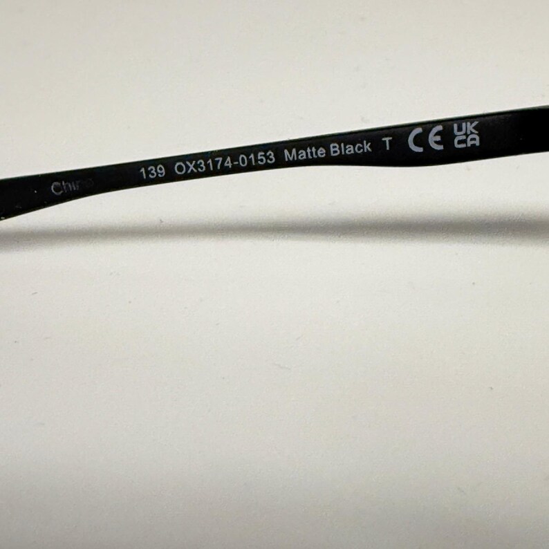 Montura de gafas Oakley Barrelhouse 0.5 negra mate OX3174-0153 rectangular 139 imagen 5