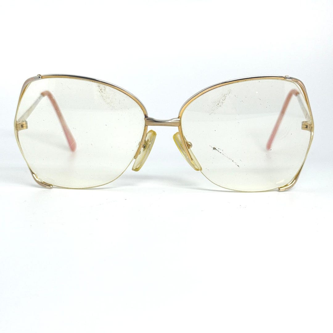 MAURICE ST N 1040 Gold Tone Oversized Hexagon Eyeglasses  display picture 3