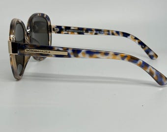 BCBG MAXAZRIA B839 Blue Tortoise Sunglasses Frames Gold