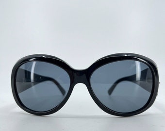 Vintage Y2K Salvatore Ferragamo Shield Sunglasses, Gunmetal  display picture 1