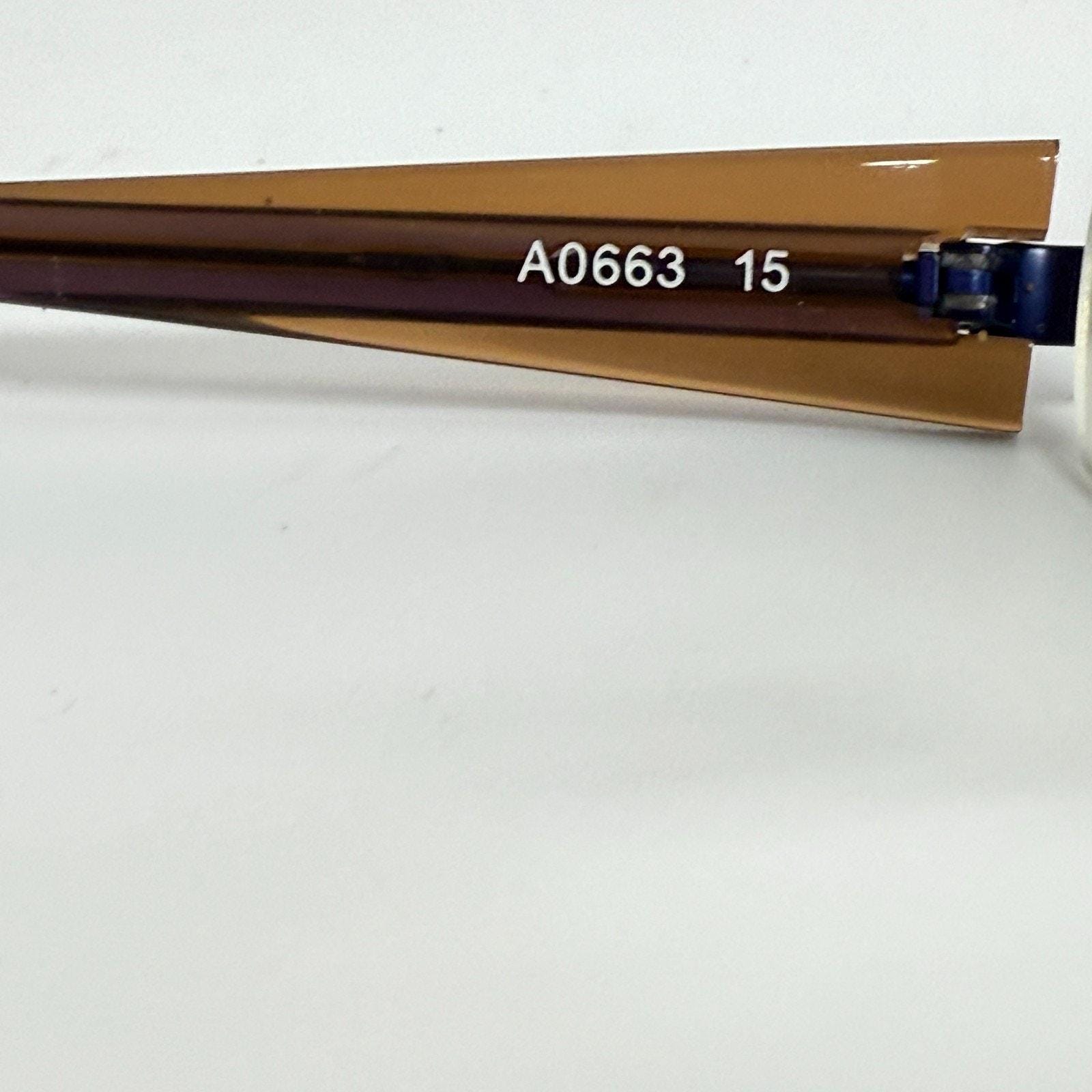 Alain Mikli Eyeglasses A0663 15 Purple Orange 54-18-135  display picture 3