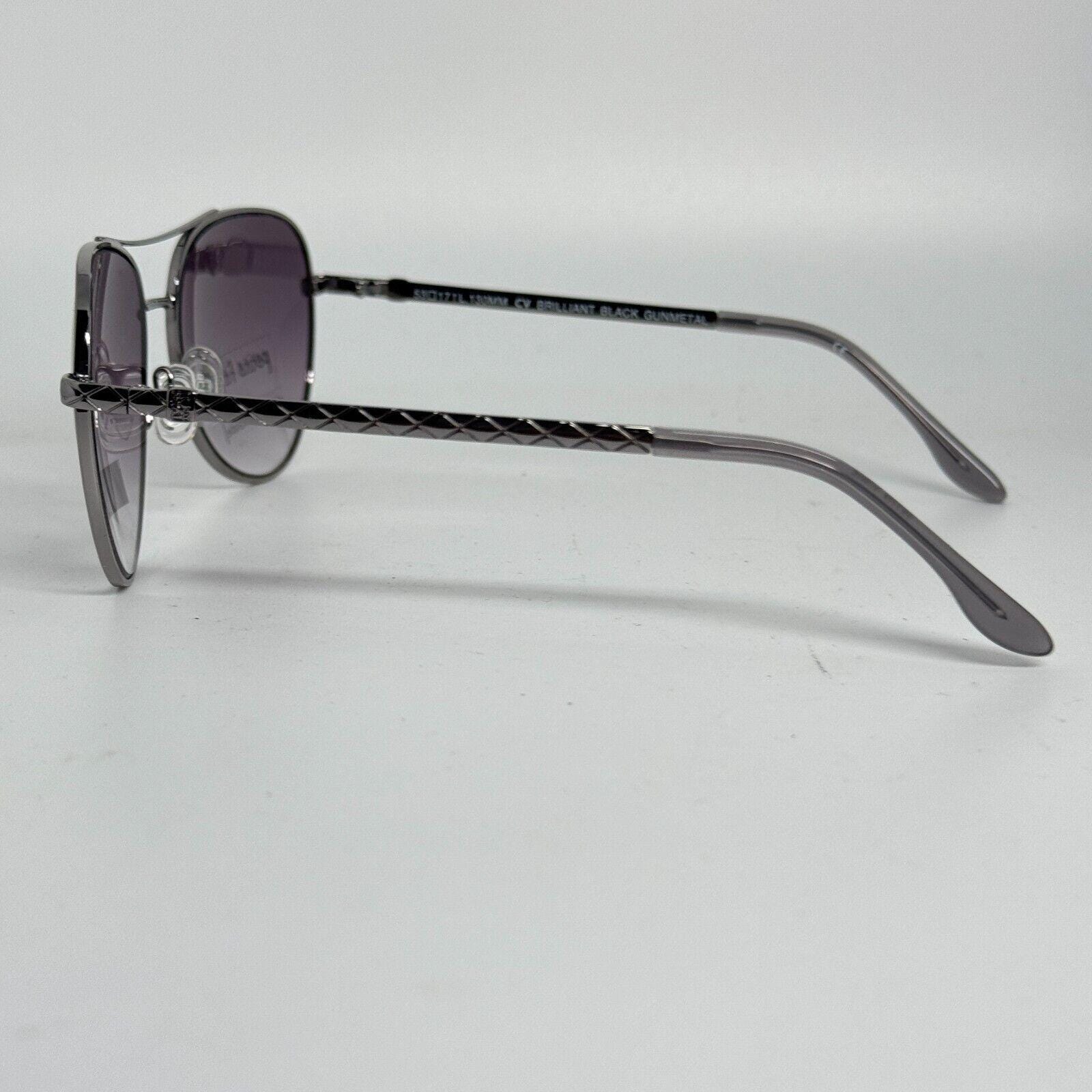 BCBGMAXAZRIA Sunglasses Frames Brilliant Black Gunmetal 53 