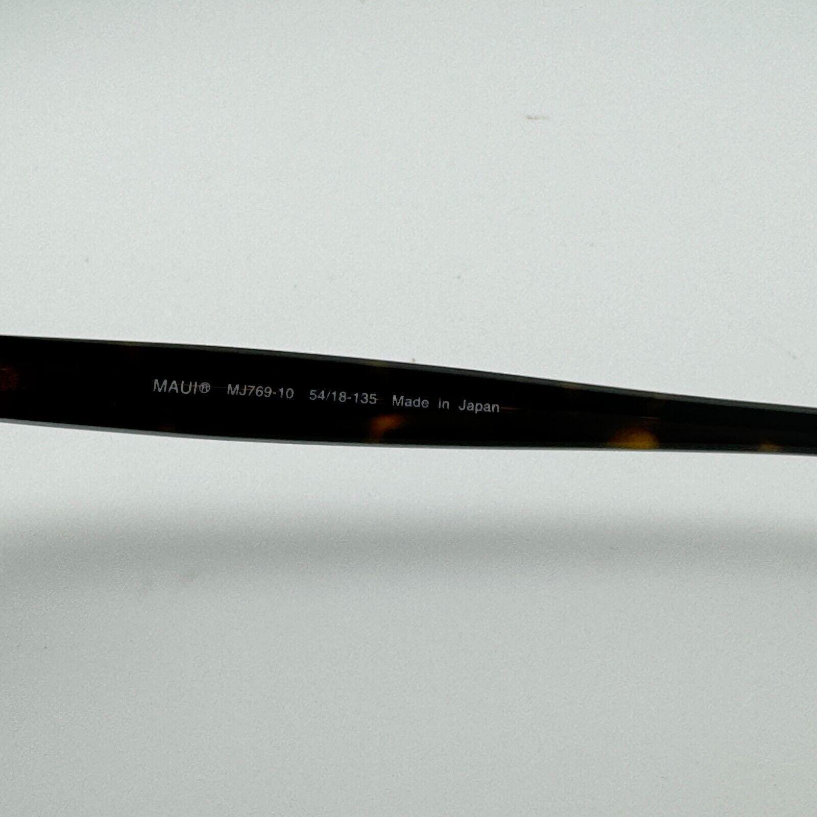 Maui Jim Italy CANNA MJ769-10 54-18-135 Tortoise Plastic  display picture 1