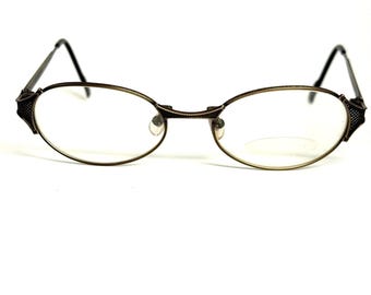 Silhouette Eyeglasses 7576 50 6106 Titan Black&gray Rimless